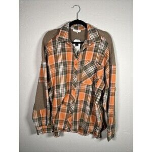 Easel Plaid Button Up Long Sleeve #39